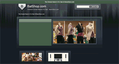 Desktop Screenshot of batshop.com